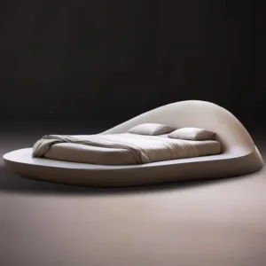 Italian Designer King Bed Double Luxury Modern Floor Tatami Loft Beds 180X200Cm Adults Sleeper Camas Bedroom Furniture