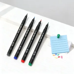 4-Color Fine Tip Permanent Marker Pens, for Business Stationery School Office Supplies, DIY Painting
