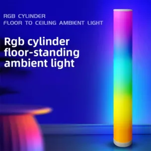 Atmospheric Light Night Light RGB Cylindrical Floor Light Pickup Lamps Living Room Esports Small Night Lamp LED Handheld