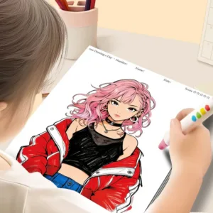 Coloring Book Trendy Idol Portraits & Stage Styles | Perfect Gift for K-Pop Lovers to Unleash Creativity