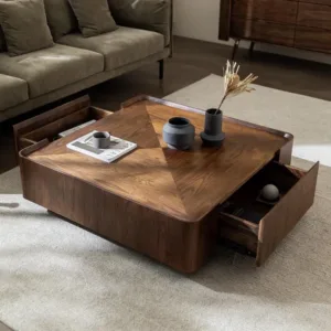 Nordic Style Decoration Coffee Table SimpleNordic Simple Storage Side Table Living Room Household Mesita De Centro Furniture