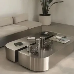 Nordic Minimalist Coffee Table Creative Light Luxury Coffee Table Rectangular Living Room Furniture Tafel Van De Thee YSCJ