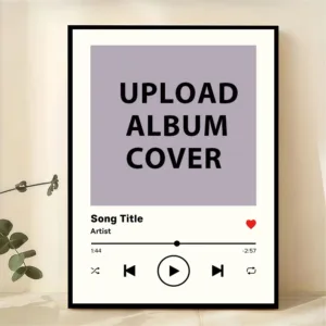 Custom Song Album Cover Printing: Personalized Music Posters, Choose Any Song Album Cover For Personalized Customization Unframe