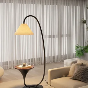 Nordic Modern High-End Fishing Lamp Floor Lamp Living Room Sofa Side Standing Lamp Antique Shelf Lamp LED Decorative Floor Light