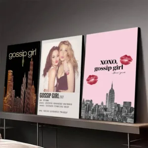 G-Gossip G-Girl Poster Gallery Prints Self Adhesive Home Decor Decoration Wall Decals Living Room Sticker S