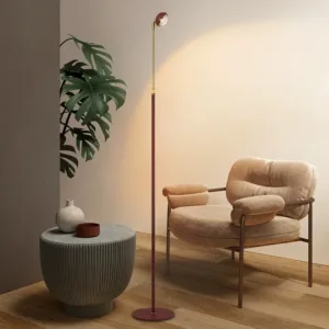 Scandi red tall Floor lamp led sunset lamp for living room sofa corner light living room atmosphere vertical lamp bedside lamp