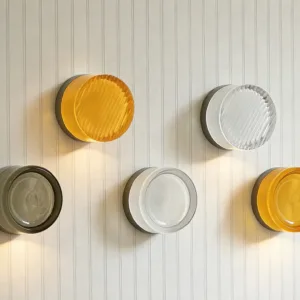 Minimalist LED Wall Lamp Amber Acrylic Bedroom Bedside Living Room Light Home Decor Simple Modern Lighting Design