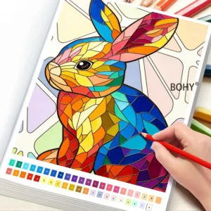 An Adult Decompression Digital Coloring Book, Completed Through Digital Enhancement Coloring, 32 Exquisite Line Drawing Patterns