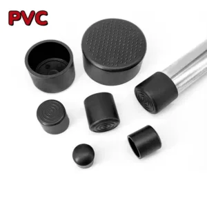Peijian Pvc 4-100mm Black Round Chair Leg Caps Furniture Feet Pads Non-slip Covers Floor Protectors Pads Non-slip Table Covers