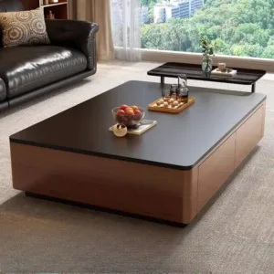 Drawer Design Coffee Tables Classy Rectangular Apartments Modern Tea Table Center Apartments Muebles Para Hogar Furniture Home