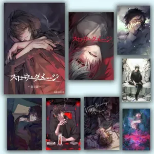 Popular Video Game S-Slow Damage Poster Premium Crease Aesthetic Wall Art Designed For Living Room Bedroom Home Decoration