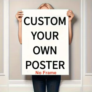 Custom Frameless Canvas Art Poster Family Portraits, Landscapes, Animals Holiday Decorations Home Room Decor