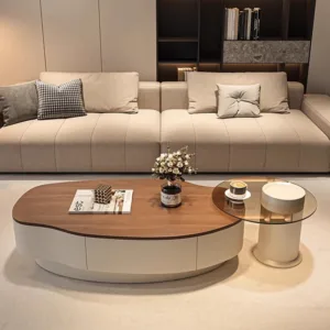 Italian Elegant Coffee Table Trendy Classic Premium Beautiful Coffee Table Modern Minimalist Mobilier Maison Home Furniture