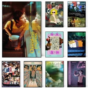 ChungKing Express poster Wong Kar wai Classic Love Movie Canvas printing Poster wall art decoration painting Home Room Art Decor