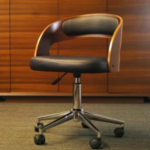 Computer Office Rotating Leisure Chair Solid Wood Desk Armchair Home Lift Chair Ergonomic Desk Seat Office Chair