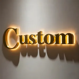 Custom Outdoor Business Sign Large Metal Blacklit Sign Business Laser Cut Metal Sign 3D Wall Logo Letter For Shop Salon Hotel