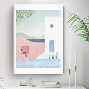 Minimalist Natural Landscape Illustration Poster Prints Yosemite Tourism Art Canvas Painting Bedroom Home Decor Picture Mural
