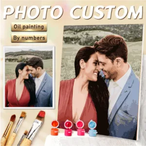 24/36/48 Color Personalised Paint By Numbers Photo Custom DIY Oil Painting By Number Picture Canvas Portrait Family Children