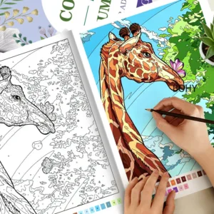 An Adult Decompression Digital Coloring Book, Completed Through Digital Enhancement Coloring, 32 Exquisite Line Drawing Patterns
