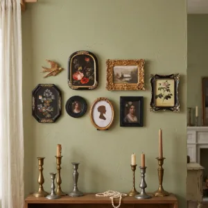 1PC, European Baroque Antique Gilded Relief Resin Photo Frame, Royal Style Frame, Photo Display Stand
