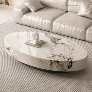 Italian Minimalist Marble Coffee Tables Nordic Creative Living Room High Grade Coffee Table Home Furniture mesas de centro FYCT