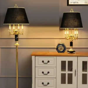 High Quality Luxury Fashion Black Crystal Table/Floor Lamp Bedroom Bedside Lamps Brief Modern Decoration Table Lamp