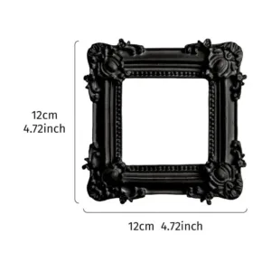 1Pcs DIY Wall Decoration, Suitable For Props European-style Resin Material Black-edged Prop Photo Frame