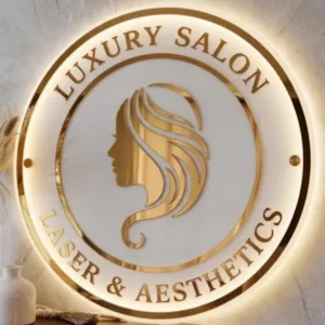 3D Custom Acrylic Business Logo Sign LED Salon Beauty Studio Sign Custom Mirror Logo Sign Office Wall Decoration