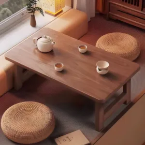 Folding Home Desk Study Table Coffee Table Low Table Bed Desk Tatami Balcony Window Table Coffee Table for Living Room Mesa
