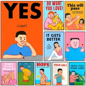 Abstract Funny Joan Cornella Canvas Print Poster Modern Minimalist  Illustration Art Prints Living Room Wall Art Home Decor Gift
