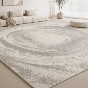 Living Room Carpet Grey Light Luxury Advanced Large Area Rug Dirty Resistant Non-slip Washable Rugs Decorate Bedroom Floor Mats