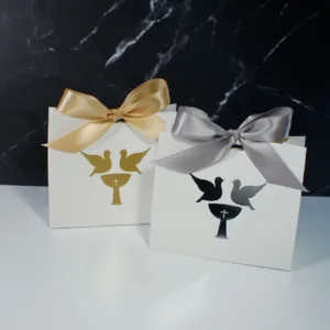 Christian Baptism Gift Box, Pigeon Holy Water, Baptism, Decorative Holiday Gift Box, Dispelling Evil Gift Box
