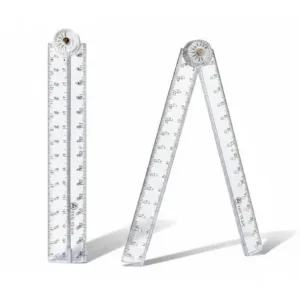 30cm Geometric Folding Ruler Maths Measuring Tool Drawing Geometry School Office Stationery Classroom Teaching Drafting Tool Use