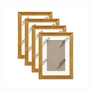Retro Gold Color Photo Frame Vintage Style for Decoration Home Wall Art 4x6 6x8 8x10 Inch Decorative Picture Frames for Bedroom