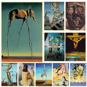 Surrealism Famous Artwork By Salvador Dali Canvas Painting Posters And Print Wall Art Pictures for Living Room Home Decoration