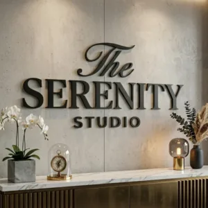 Customized 3D Business Logo Sign Laser Cut Acrylic Wall Mounted Name Sign Beauty Salon/Office/Shop/Home/Dental/SPA Decor