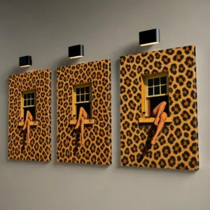 Showcasing Beautiful Legs Framed Wall Painting Ready to Hang Canvas Wall Art Poster for Bedroom Living Room Home Decor Gift