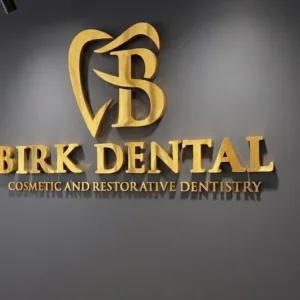 Custom 3D Gold Metal Wall Graphic Logo Sign For Beauty Salon Nail Spa Lash Esthetics Indoor Reception Commercial Business Sign