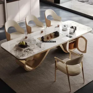 Nordic dining set 4 chairs with table complete room full equipped kitchen table and chairs set kitchen dining small space Modern