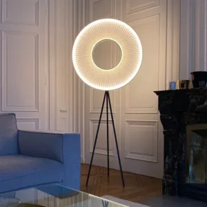 Modern Ring Light Floor Lamp for Living Room Dining Bedroom Minimalist Light Home Decoration Lusters Luminaires