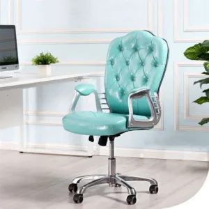 American Computer Chair Home Office Chairs Student Lift Swivel Chair Light Luxury Leather Boss Chair Ergonomic Computer Armchair