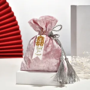 Velvet Cloth Jewelry Pouch Wedding Candy Bag Chinese Style Candy Box Creative Luxury Small Drawstring Pouch Gift Package