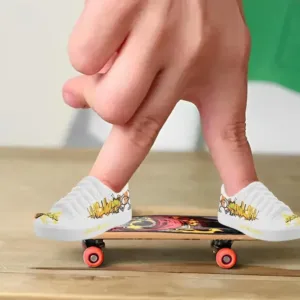 Mini Fingerboard Shoes Miniature Shoes Finger Toys Mini Sneaker Desk Toys Doll Shoes Finger Scooter Shoes Tiny Toys for Finger