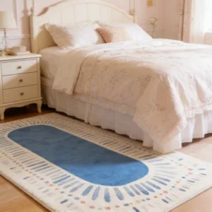 Colorful Art Style Carpets for Living Room Light Luxury Bedroom Decor Carpet Fluffy Soft Bedside Rug Home Thick Plush Floor Mat