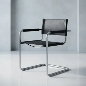 Nordic Designer Dining Chairs Light Luxury Leather Armchair for Home Restaurant High End Hotel Banquet Hall Comfortable Backrest