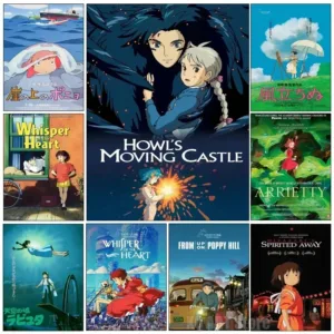 Retro Classic Anime Cartoon Movies Posters HD Canvas Paintings Print Wall Hanging Decor Room Children's Gifts Cuadros Frameless