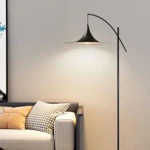 Nordic Simple Black Floor Lamps Marble Base Standing Lamp Adjustable Length Floor Light Foyer Living Room Stand Lamp E27 Fixture