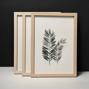 3pcs Black White Apricot A4 A3 Solid Wood Photo Frame Mounted on The Wall or Desktop Poster Frame Comes with Hardware