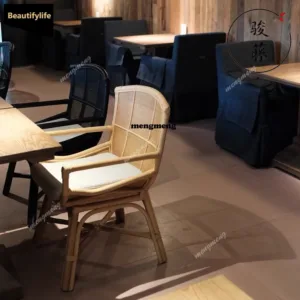 Comfortable Armchair Living Room Chaise De Bar Stools Set of Makeup Table Stool Dalba Luxury Dining Chair Wood Gaming Chairs D80