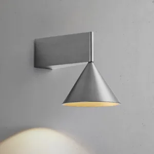 Italian Designer's Minimalist Aluminum Bedside Wall Lamp Corridor Staircase Background Wall Conical Geometric Warm Wall Lamp
